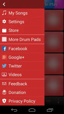 Rock Drum Pads android App screenshot 4